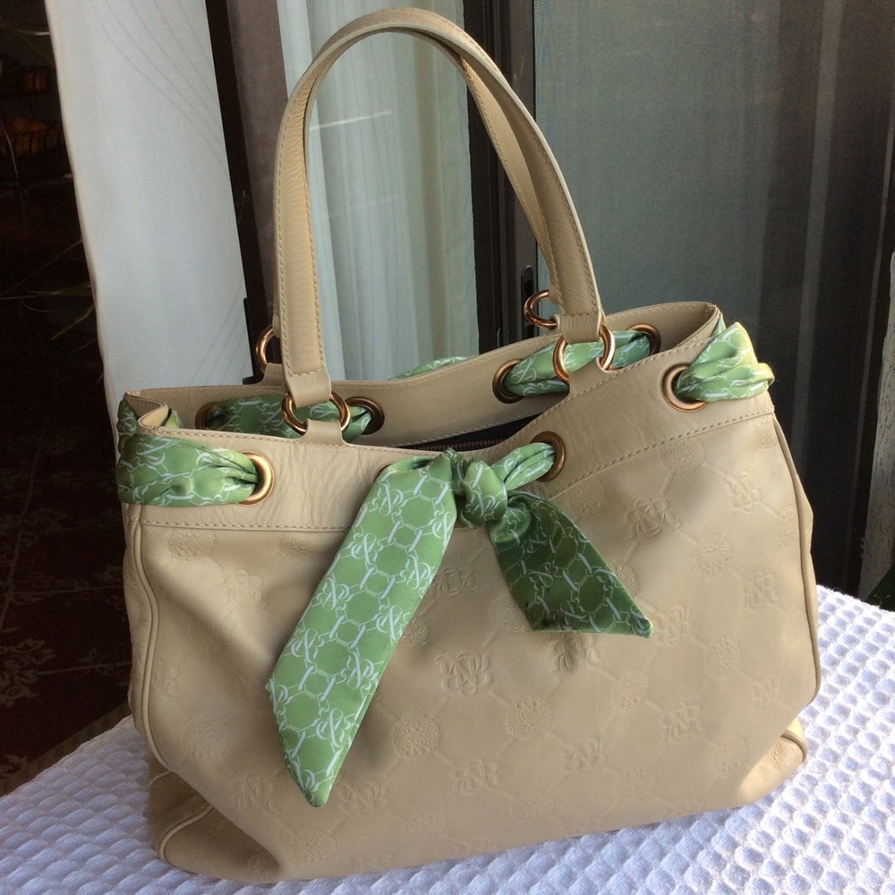 COPY - Rock & Republic Skull Italian texture logo bag